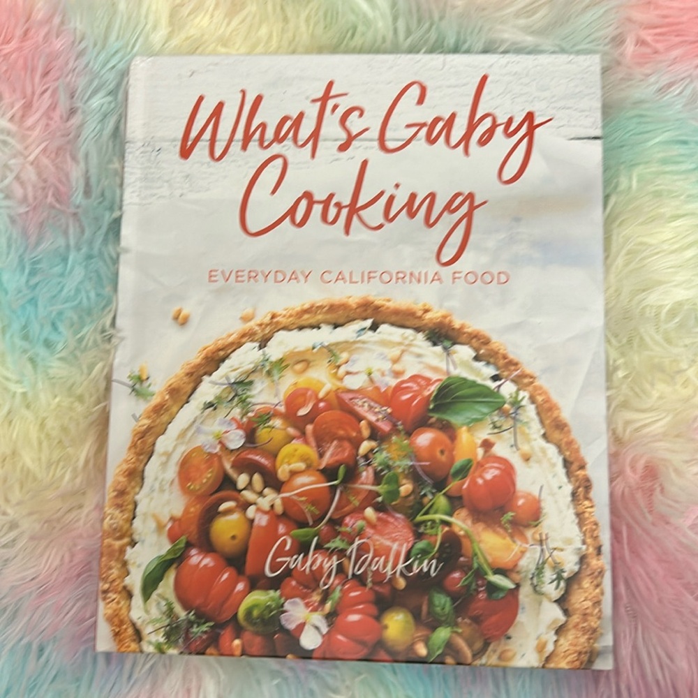 Hardcover What’s Gaby Cooking Recipe Book NWT